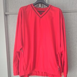 Nike Golf Red Lightweight Windbreaker Jacket